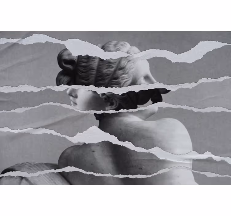 Art wall mural classic sculptural elegance - TenStickers