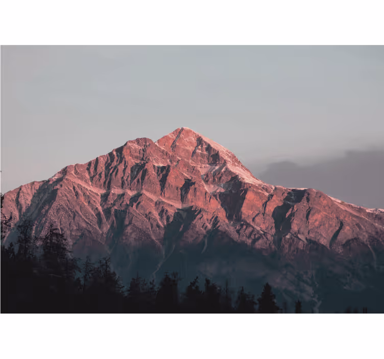 Wall mural mountain majestic summit ridge - TenStickers