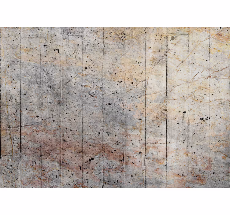 Mural stone wall with concrete texture design - TenStickers