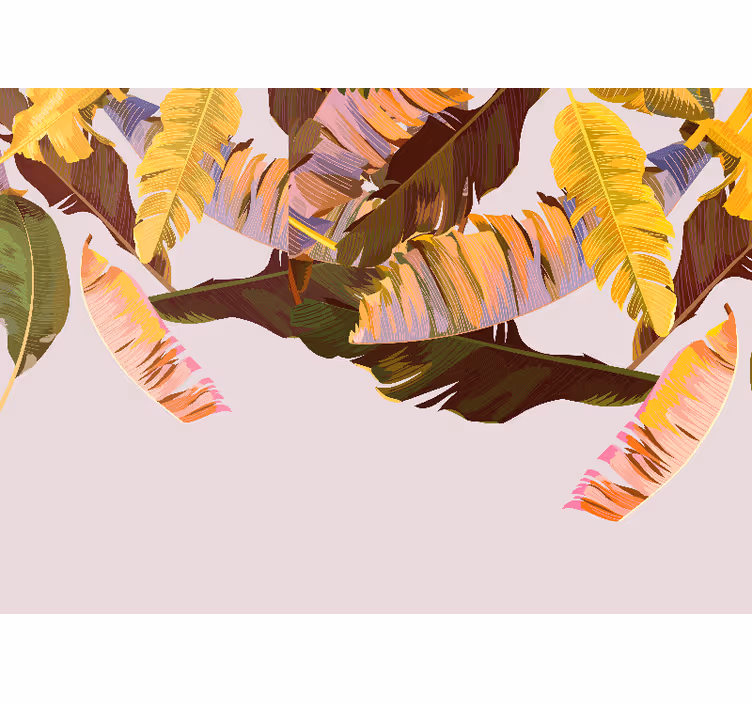 Nature wallpaper exotic leaf designs - TenStickers