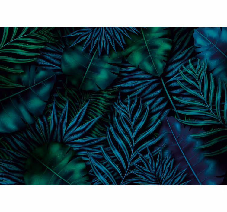 Nature wallpaper exotic foliage design - TenStickers