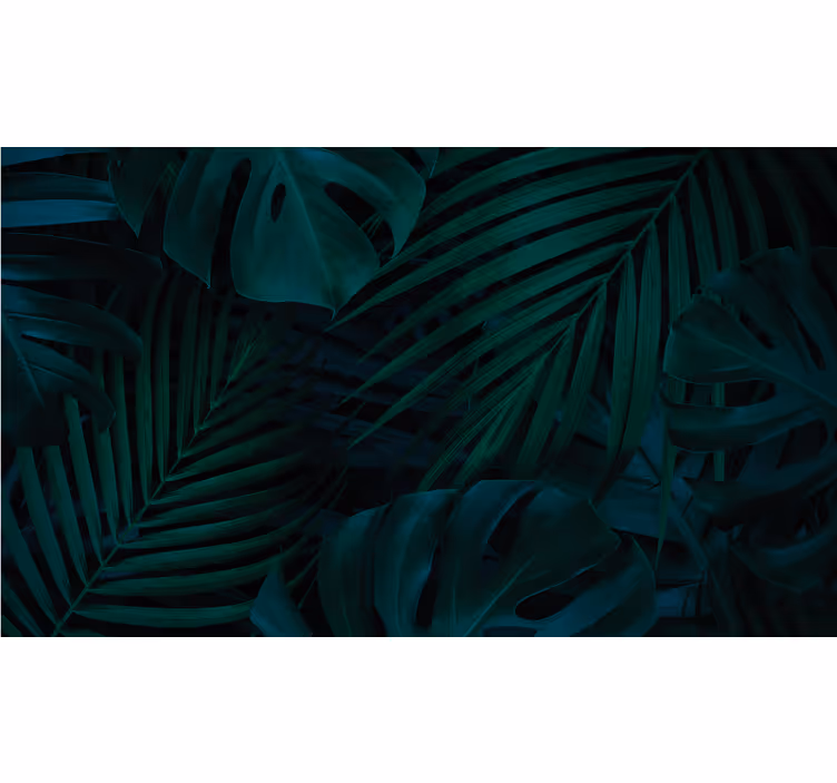 Nature wallpaper tropical greenery showcase - TenStickers