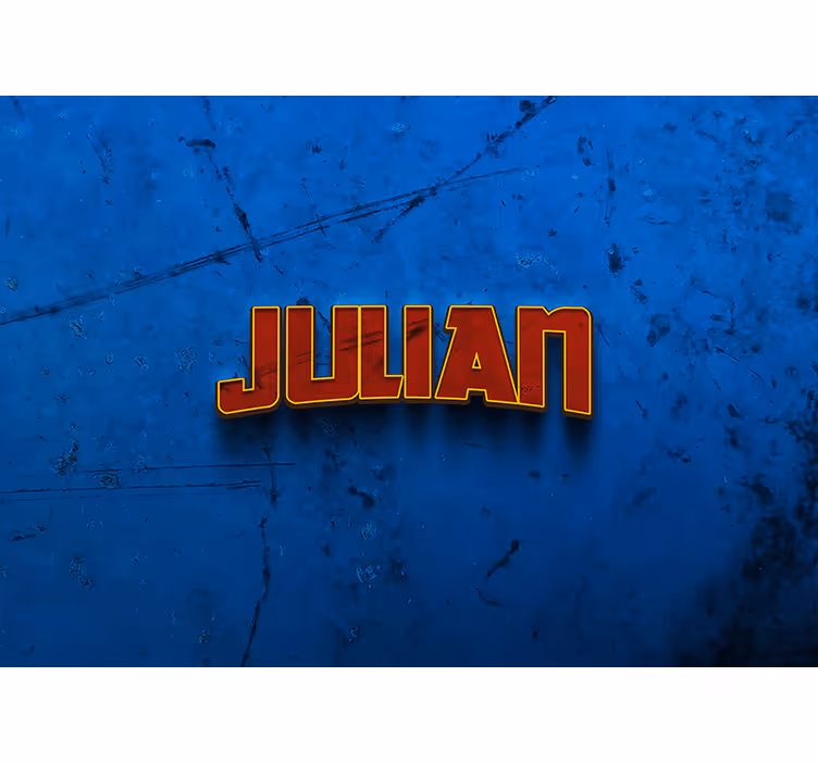 Superhero wall with name wall mural printing - TenStickers