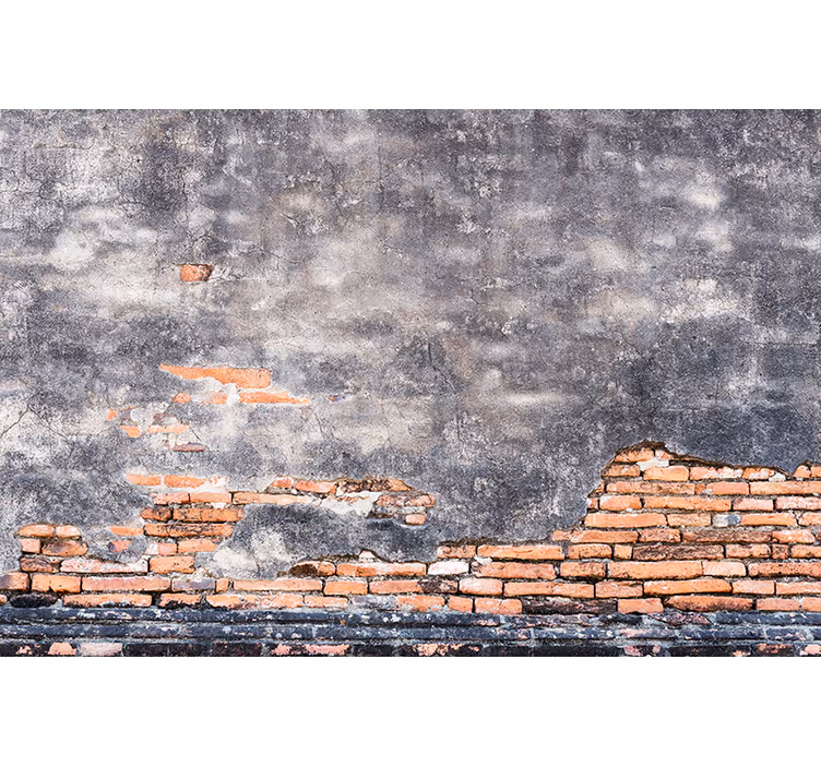 Grunge Wall Mural Wallpaper - TenStickers