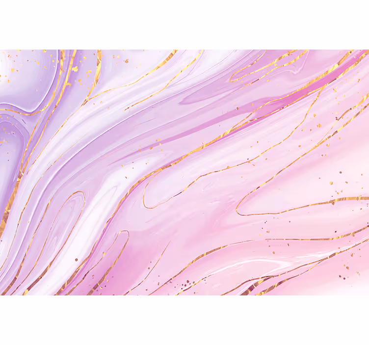 Pink fluid decorative 3D wallpaper - TenStickers