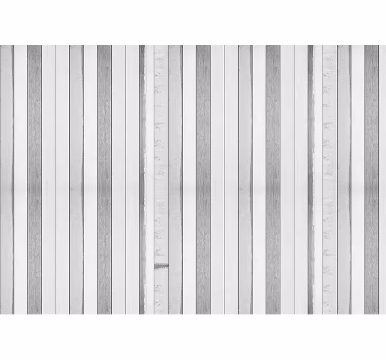 White aged slats Wood Wall Mural - TenStickers
