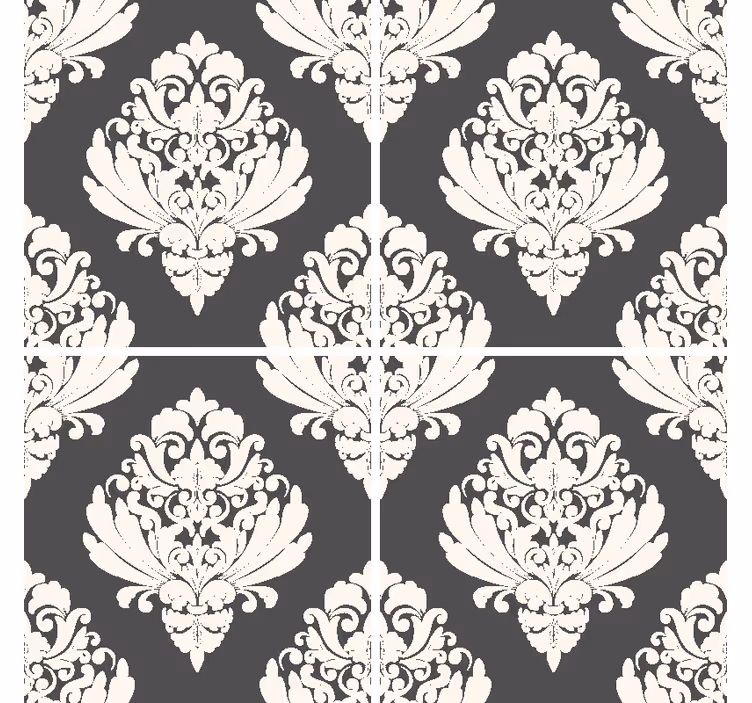 Texture coasters with decorative pattern surface - TenStickers