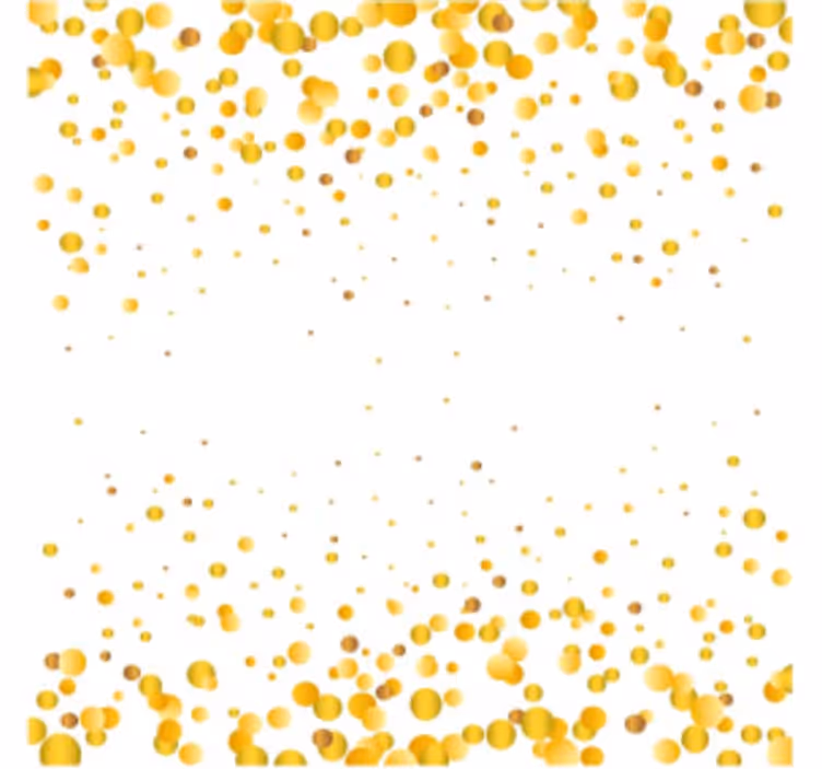 Texture coasters yellow circular design - TenStickers