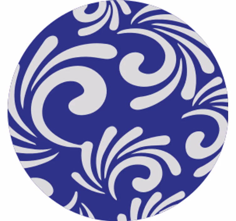 Texture coasters swirling pattern design - TenStickers