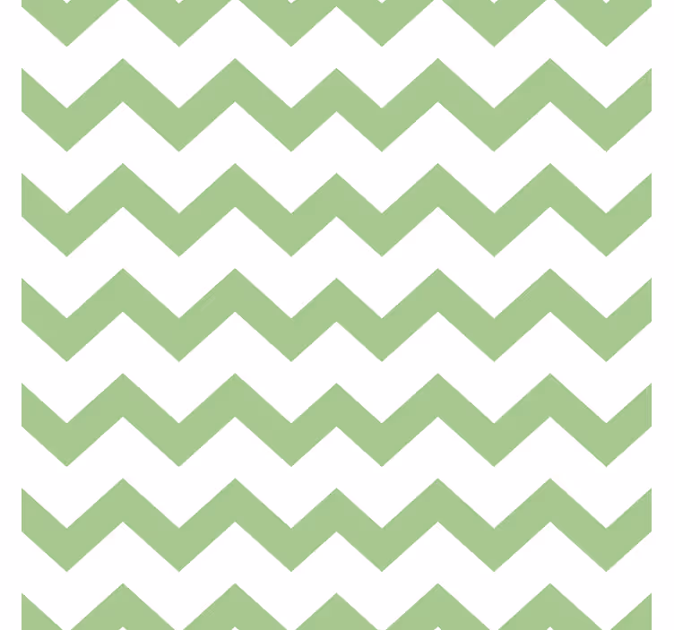 Texture coasters chevron pattern in green - TenStickers