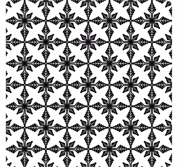Texture coasters geometric black pattern - TenStickers