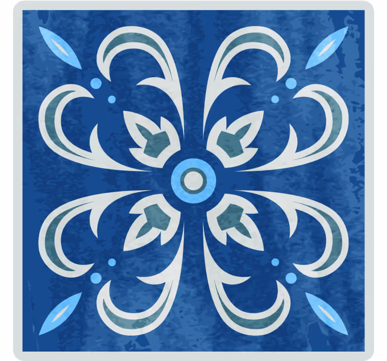 Texture coasters botanical print design - TenStickers