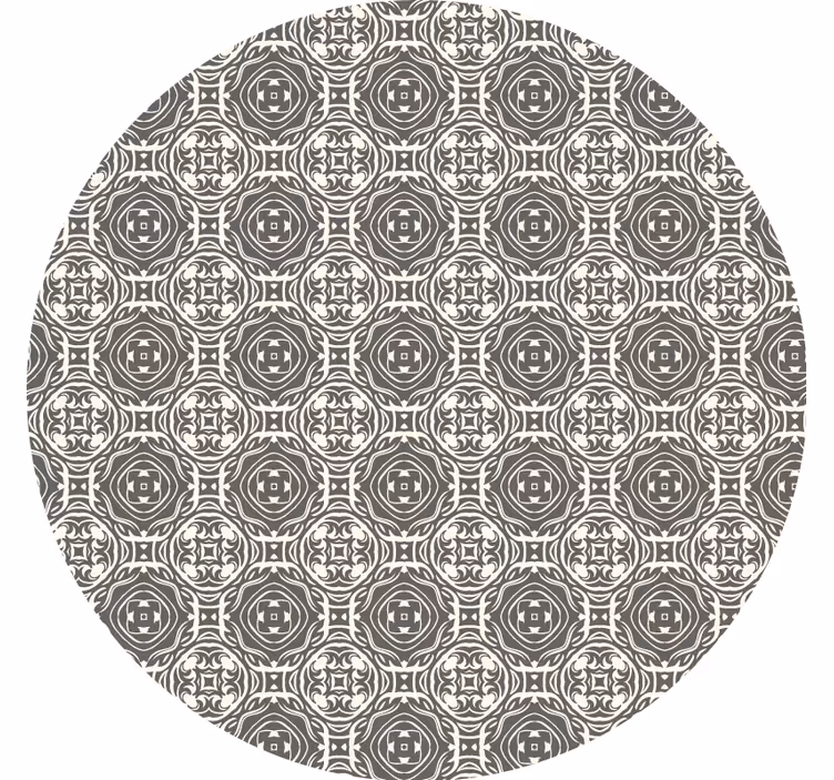 Texture coasters with round patterned design - TenStickers