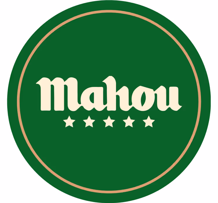 Beer mats classic beverage circular marker - TenStickers