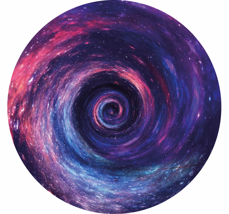 Massive black hole modern coaster - TenStickers
