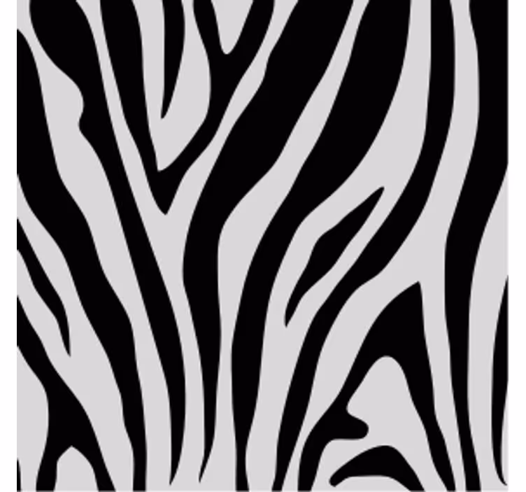 Texture coasters zebra stripe design - TenStickers