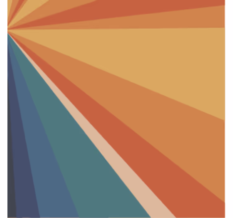 Texture coasters geometric color rays - TenStickers
