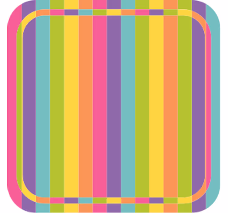Beer mats with lively colorful design - TenStickers