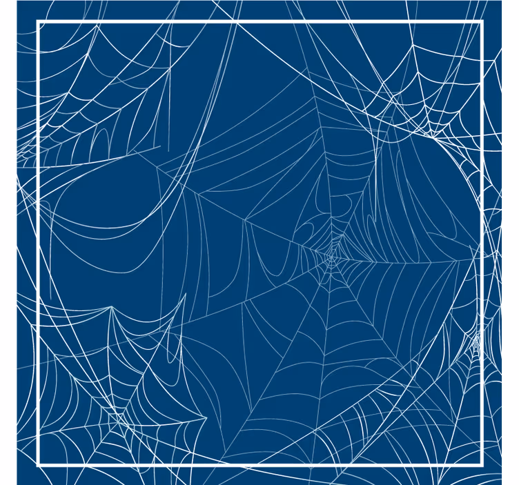 Intricate Web Pattern Halloween coaster - TenStickers