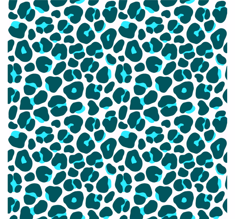 Texture coasters leopard spot print - TenStickers