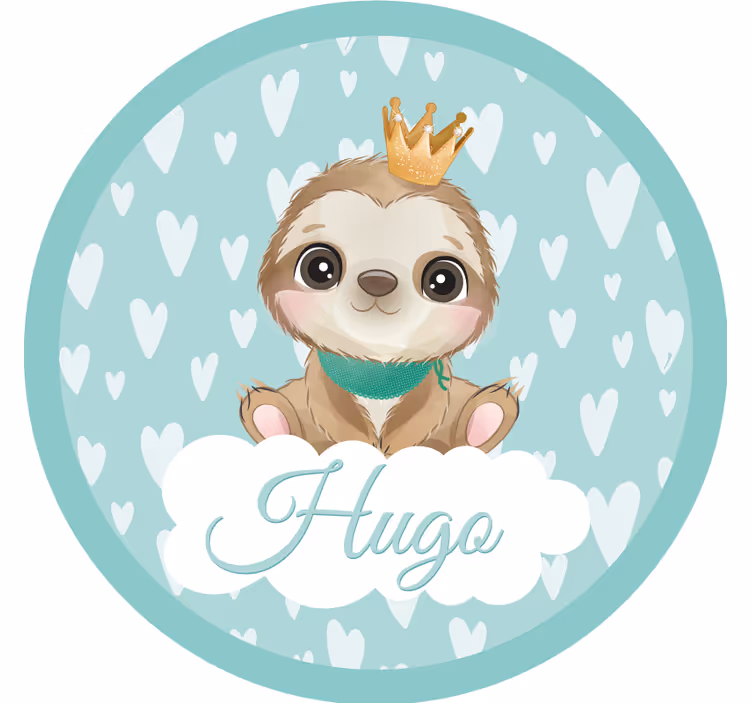 Geek coasters cute sloth design - TenStickers