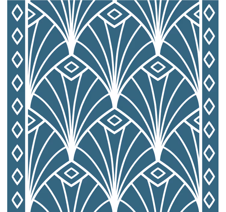 Texture coasters with geometric design pattern - TenStickers