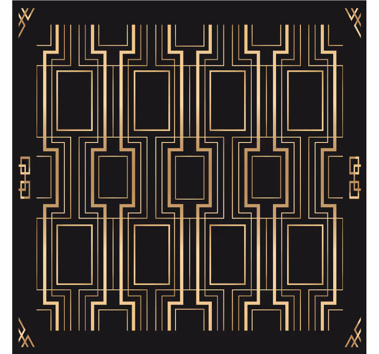 Texture coasters with geometric pattern inspiration - TenStickers