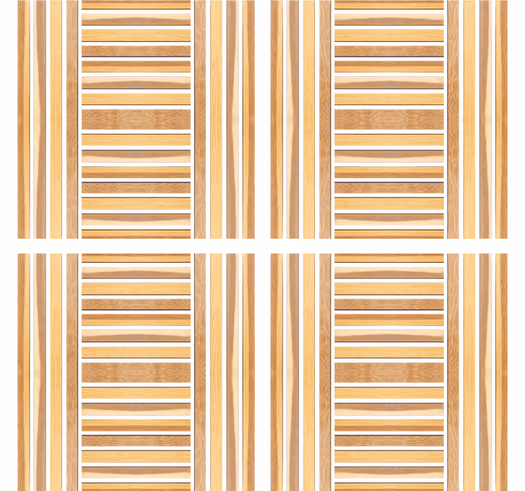 Beer mats with textured striped pattern - TenStickers