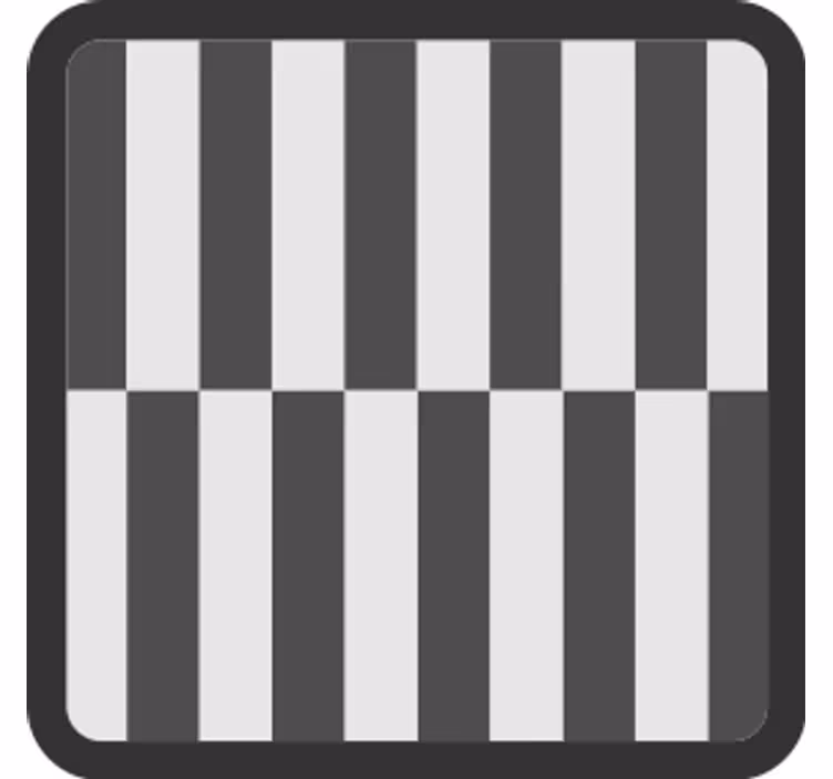 Texture coasters with striped surface design - TenStickers