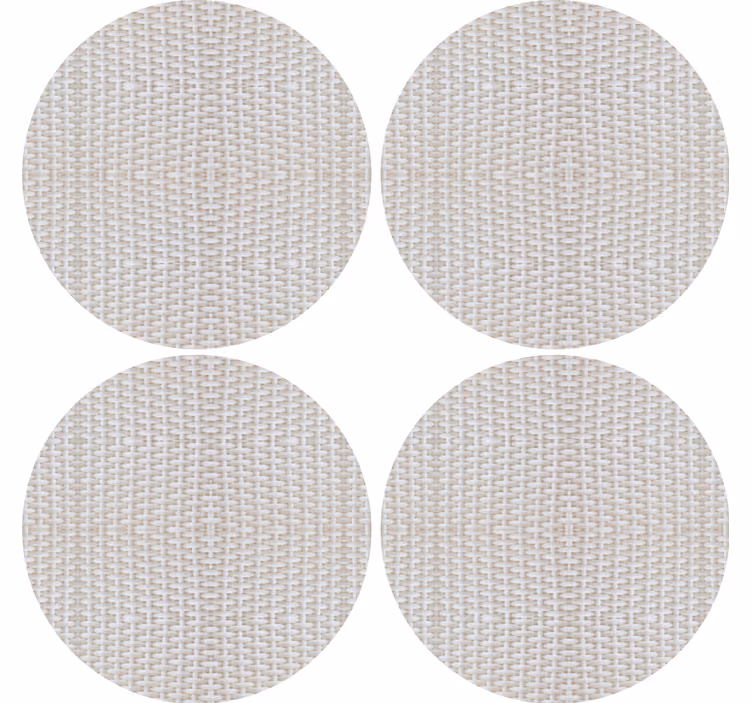 Texture coasters textured circular surface mats - TenStickers