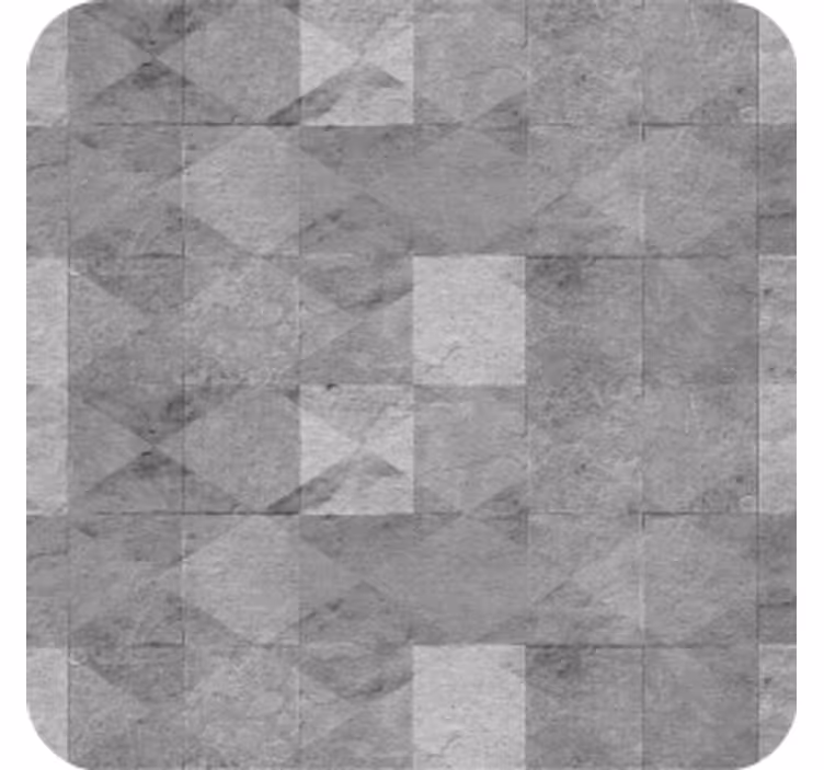 Texture coasters with square patterned design - TenStickers