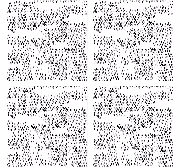 Texture coasters abstract black design - TenStickers