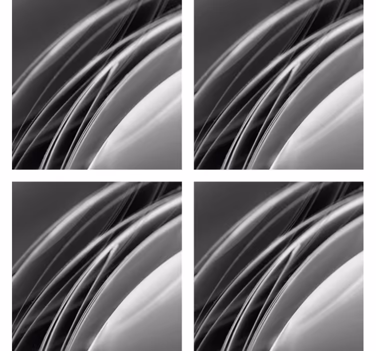Texture coasters abstract wave design - TenStickers