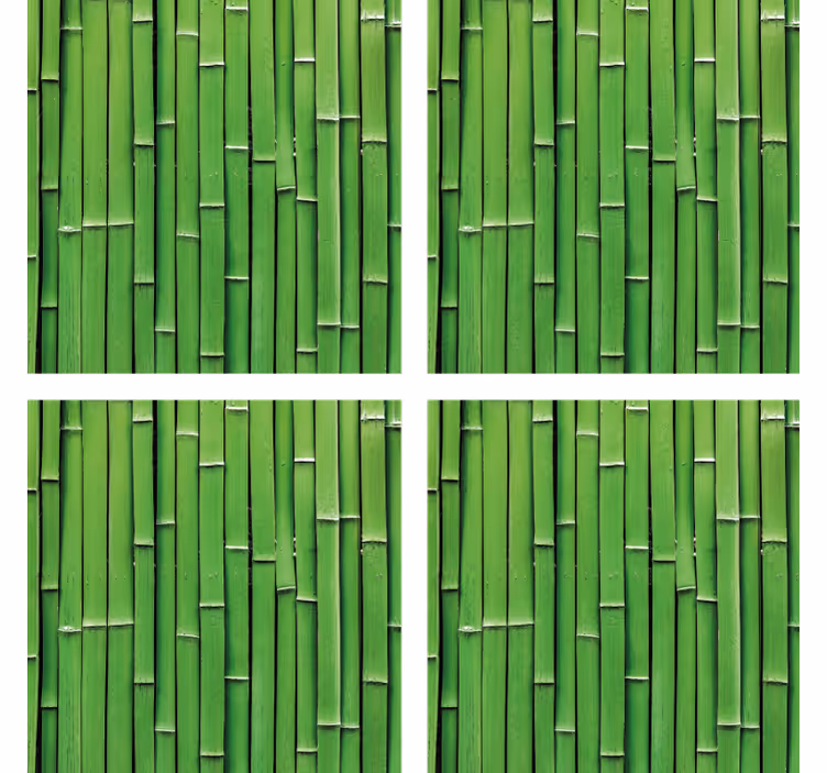 Texture coasters bamboo texture design - TenStickers