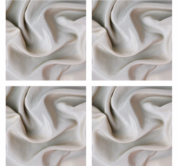 Texture coasters elegant soft fabric design - TenStickers