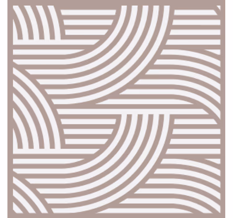 Texture coasters layered line design - TenStickers