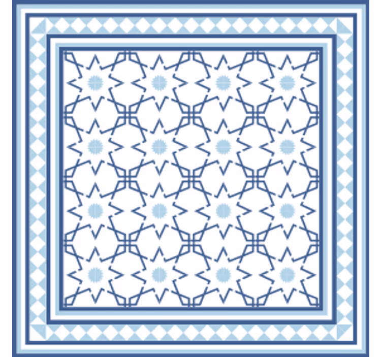 Texture coasters with geometric shape design - TenStickers