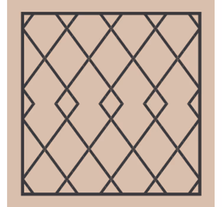 Texture coasters geometric layered design - TenStickers