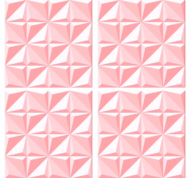 Texture coasters with textured geometric design - TenStickers