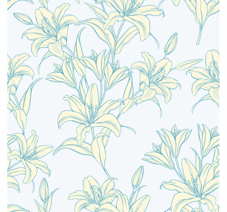 Texture coasters floral pattern elegance - TenStickers