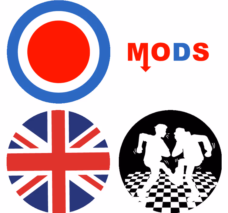 Mod Set more  drink coasters - TenStickers