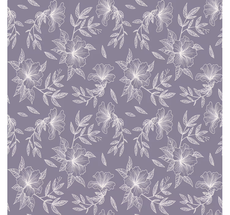 Lilac floral more coasters - TenStickers
