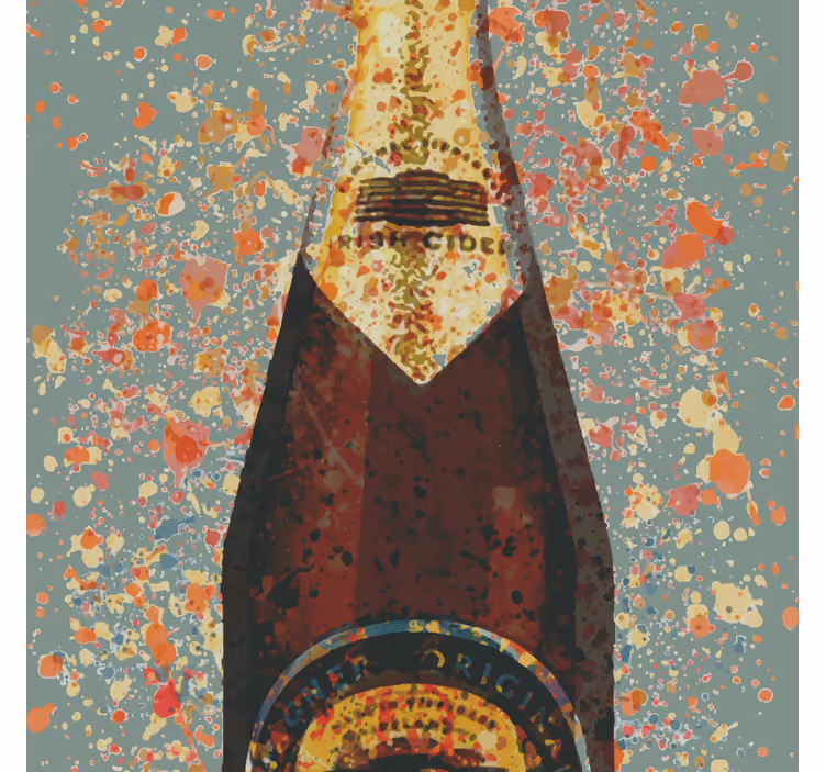Cider Art Splash beer mats - TenStickers