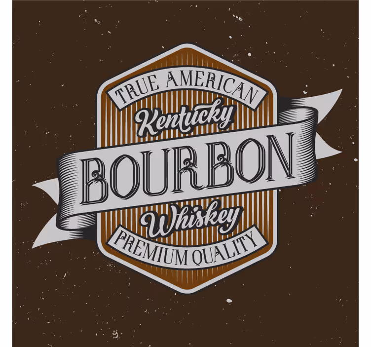 Kentuky Bourbon more coasters - TenStickers