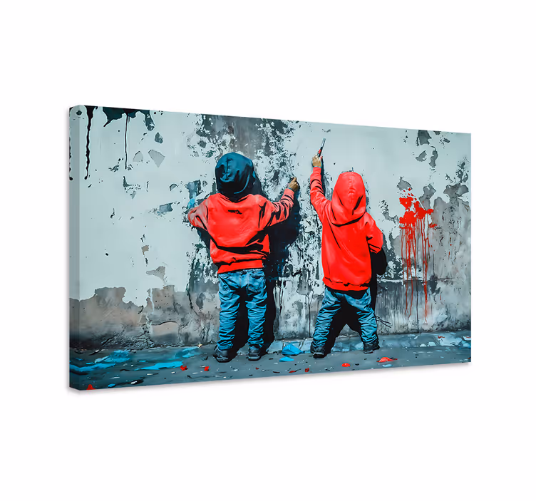Boys paintings canvas art - TenStickers