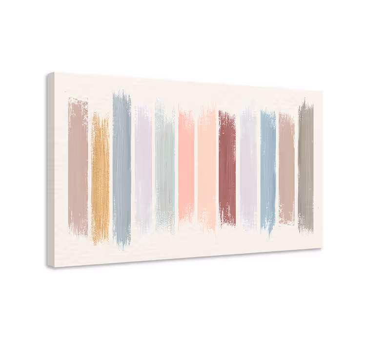 Abstract wall art abstract brushstrokes canvas - TenStickers