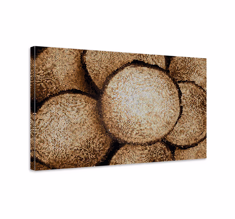 Mosaic buddha profile buddha wall art - TenStickers