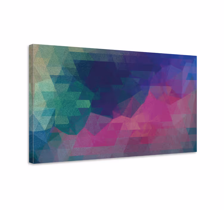 Geometric abstraction geometric canvas - TenStickers