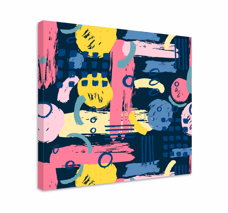 Abstract organic shapes abstract wall art - TenStickers