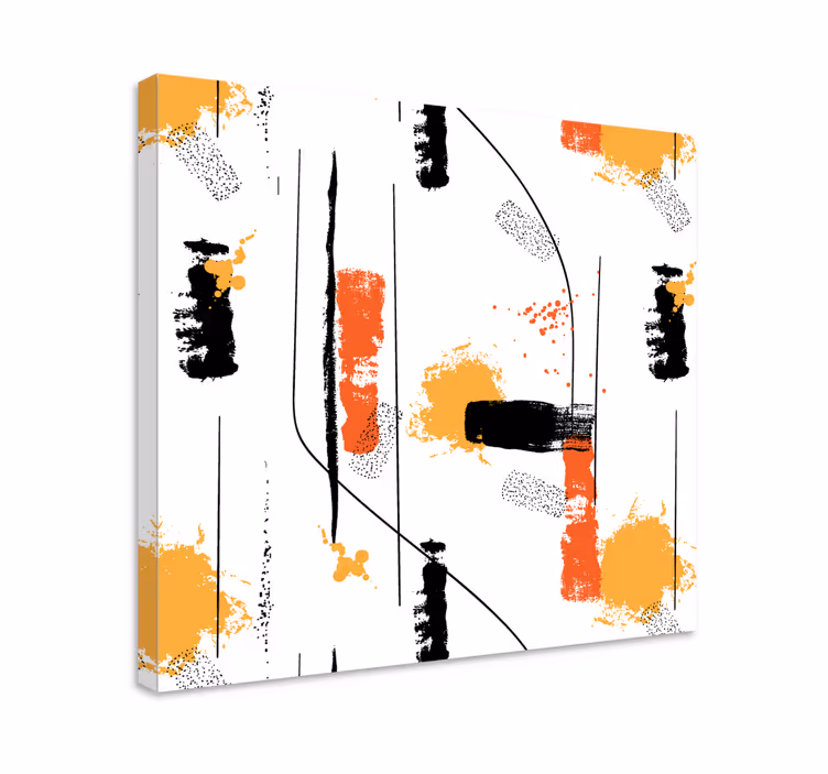 Abstract Expressionism abstract wall art canvas - TenStickers